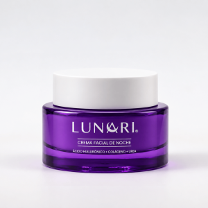 Crema facial de noche colágeno + ácido hialurónico + vitamina E